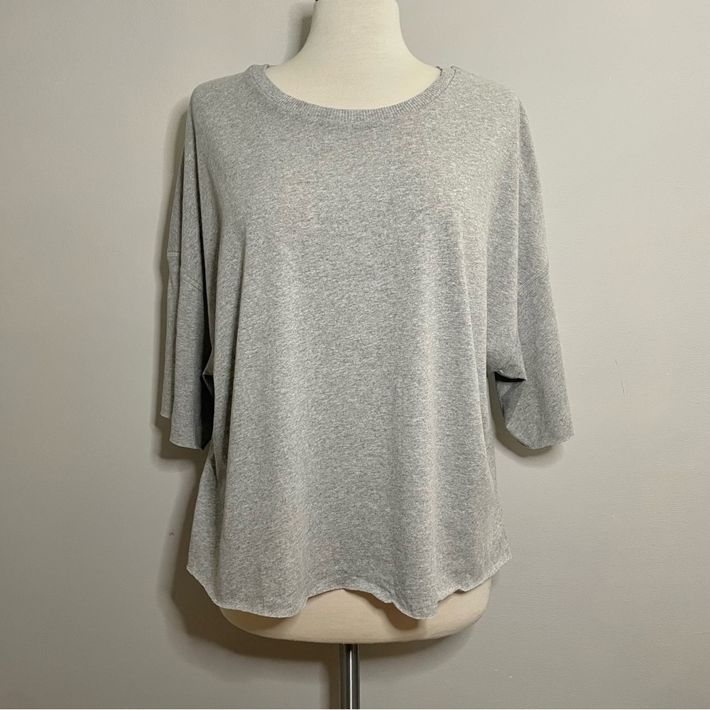 Adore Me Recycled Cotton Short Sleeve Cutoff T-Shirt